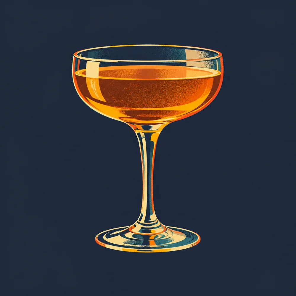 The World's Pousse Café: KI-generierte Illustration