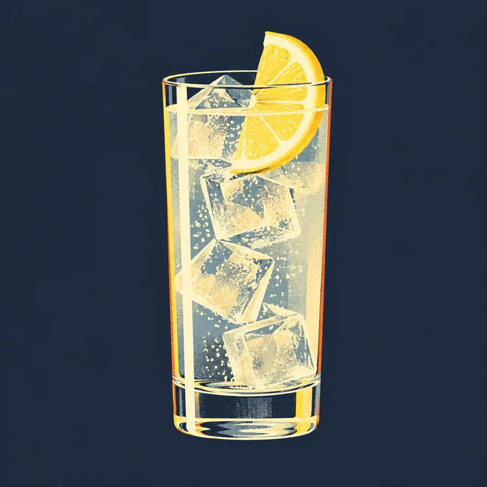 Vodka Lemon: KI-generierte Illustration
