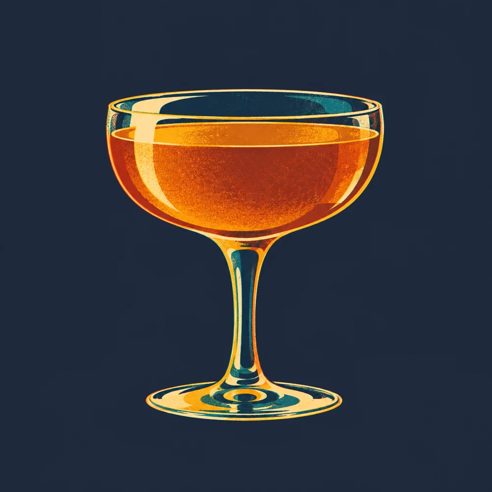 Whiskey Cobbler: KI-generierte Illustration