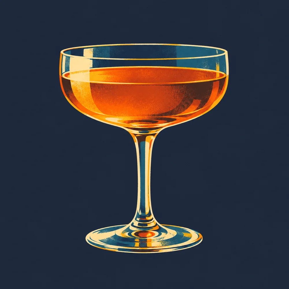 Whiskey Cocktail: KI-generierte Illustration