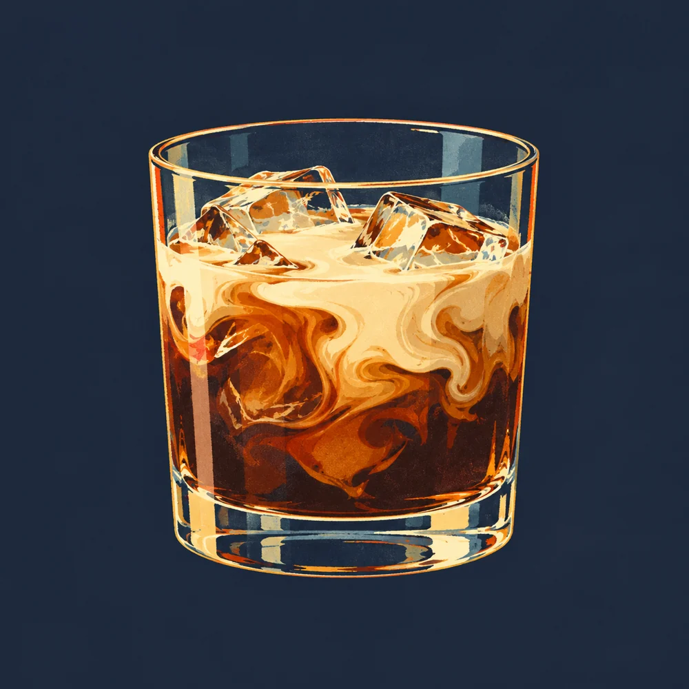 White Russian: KI-generierte Illustration
