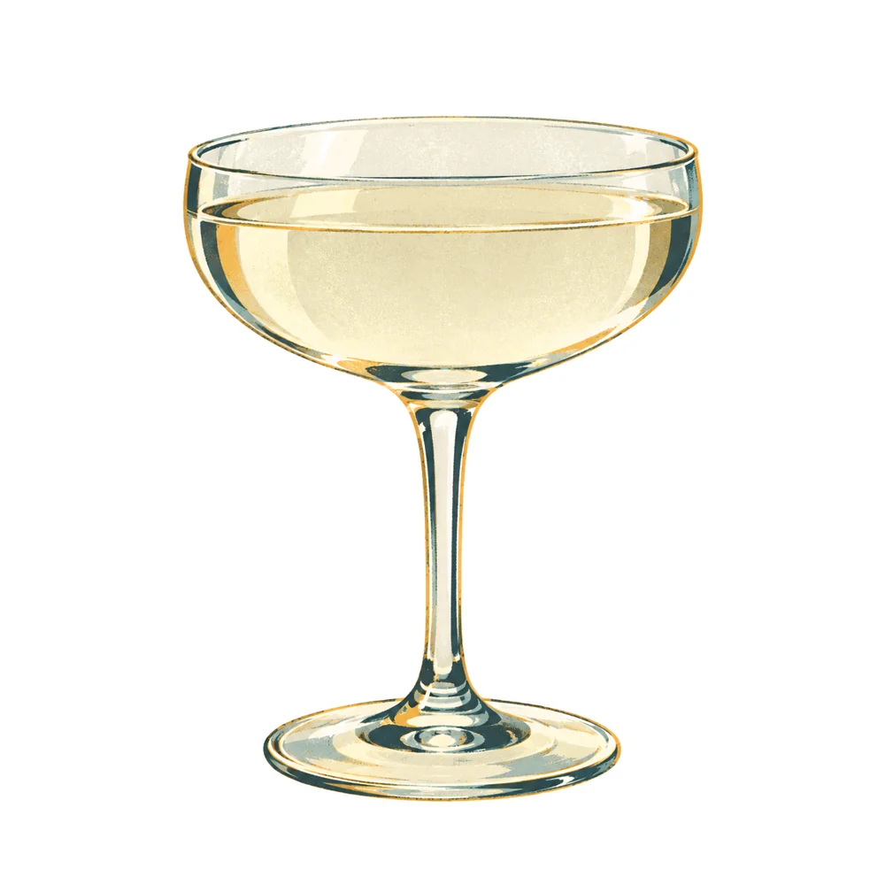 Absinthe Frappé: KI-generierte Illustration