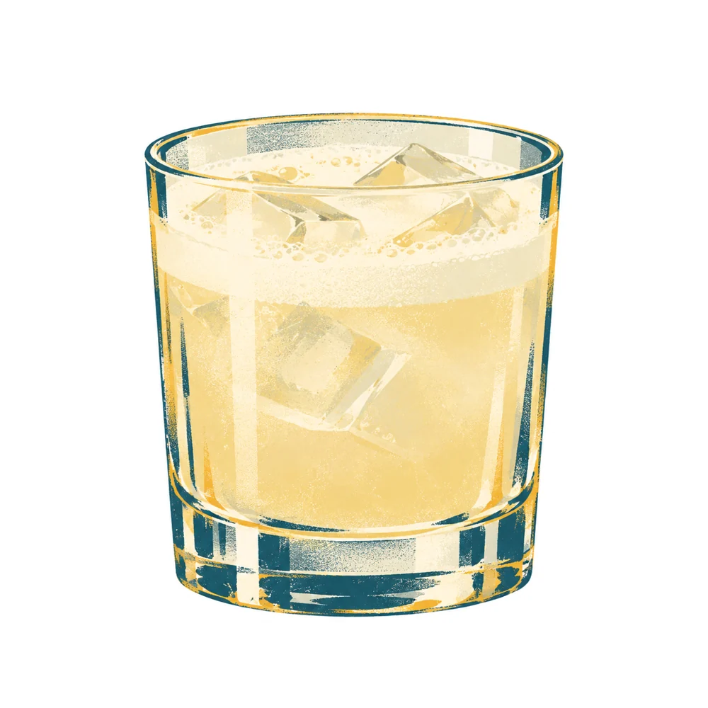 Amaretto Sour: KI-generierte Illustration