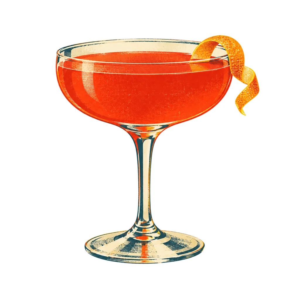 Boulevardier: KI-generierte Illustration