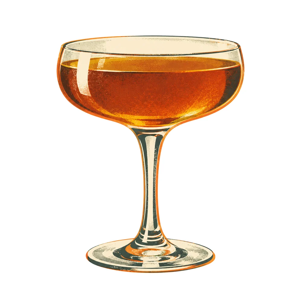Brandy Cocktail: KI-generierte Illustration