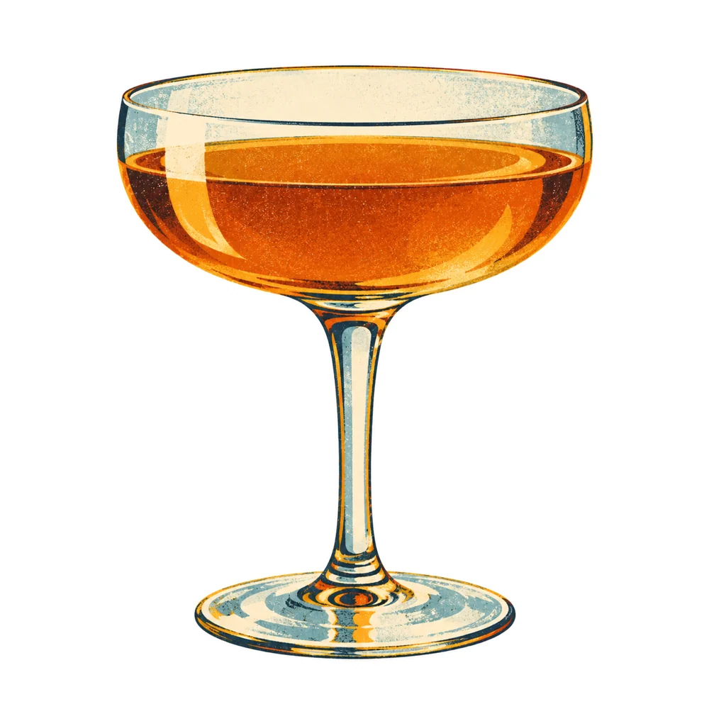 Brandy Fizz: KI-generierte Illustration