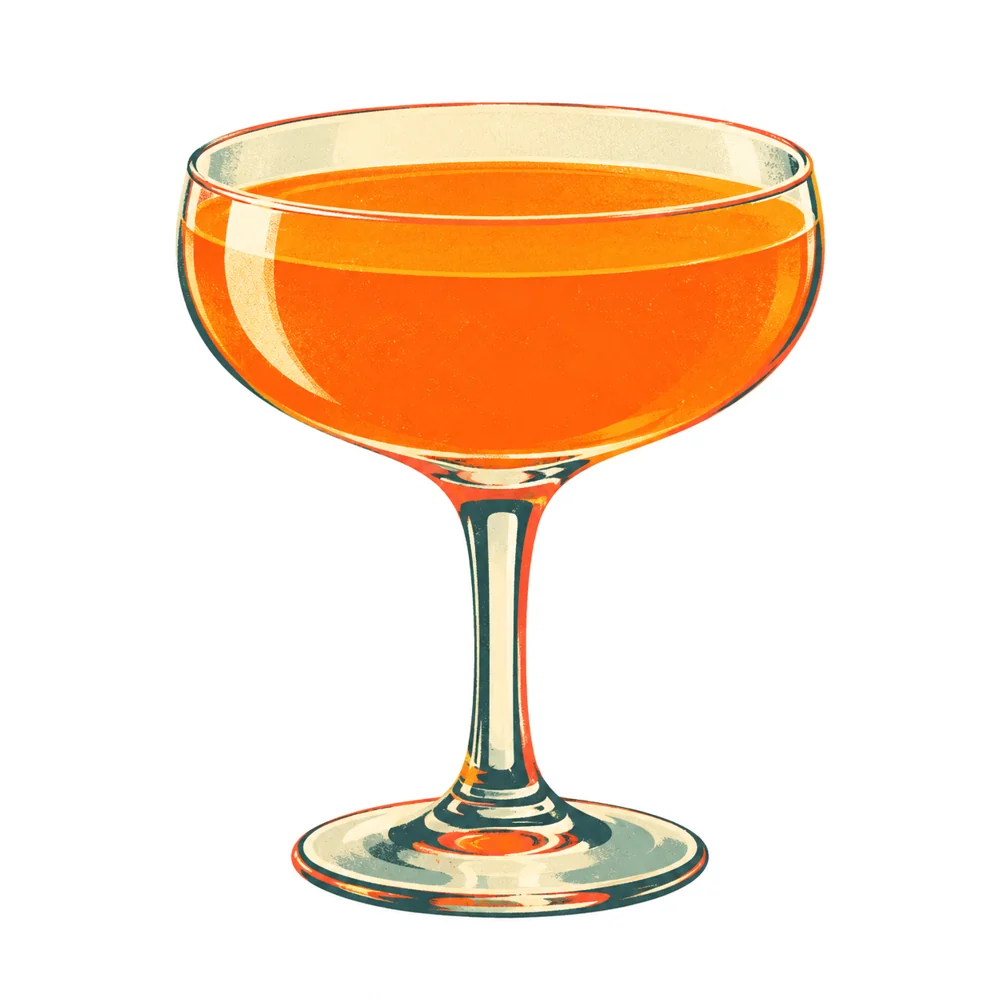 California Wine Cobbler: KI-generierte Illustration