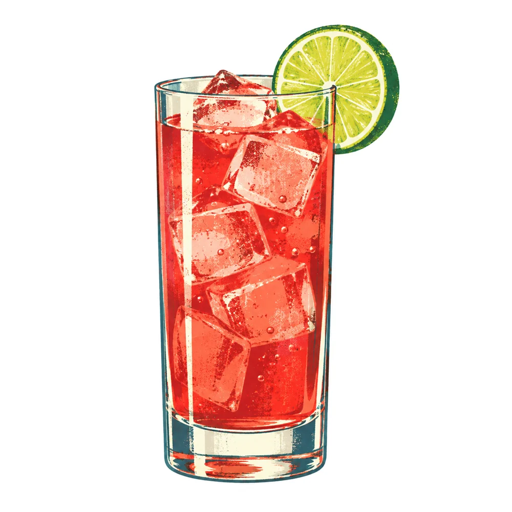 Cranberry Tonic: KI-generierte Illustration