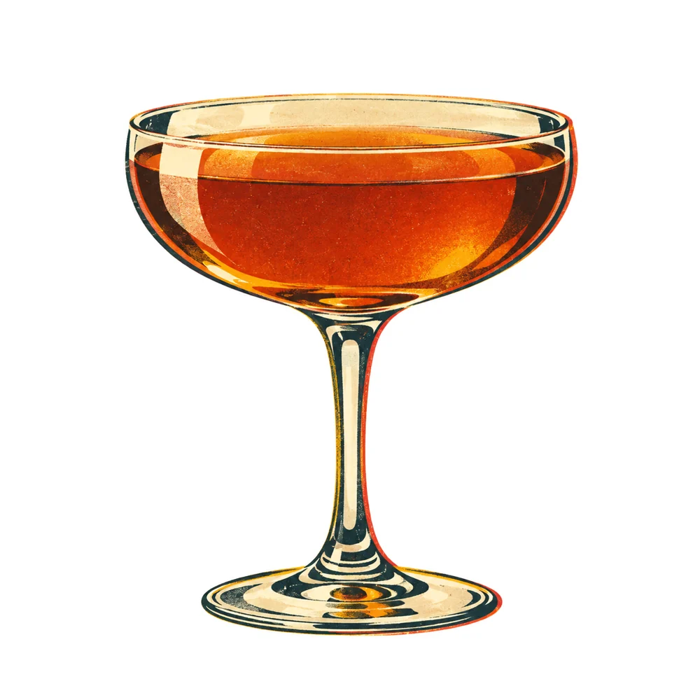 Davis Cocktail: KI-generierte Illustration