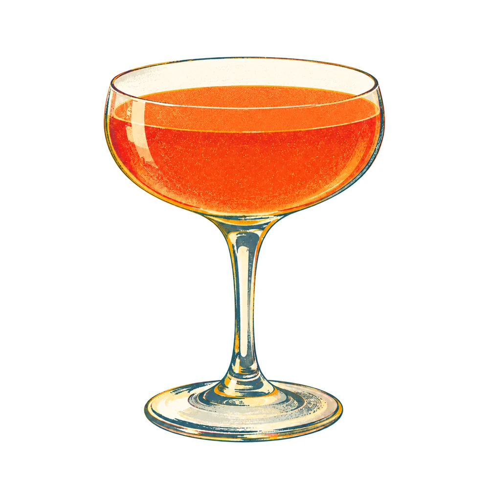 Dixie Cocktail: KI-generierte Illustration