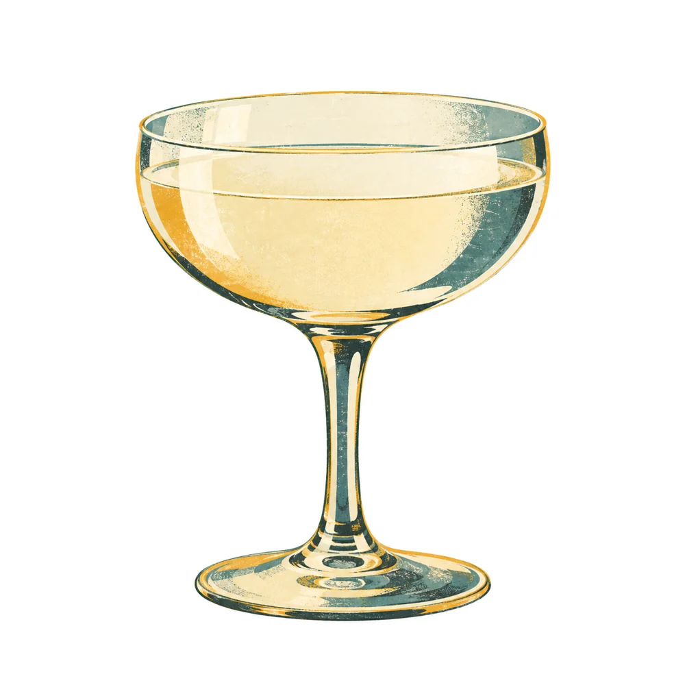 Gin Toddy: KI-generierte Illustration