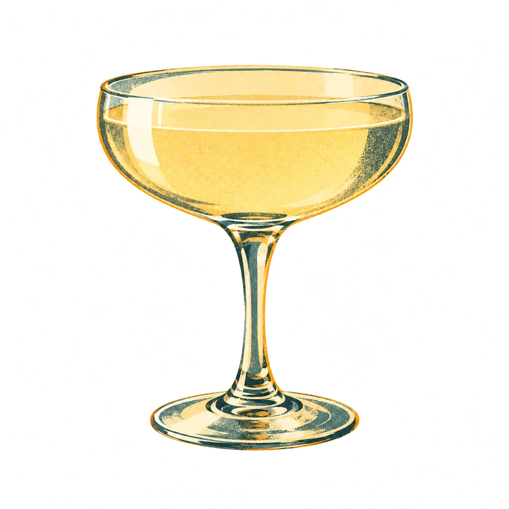 Ginger Ale Fizz: KI-generierte Illustration
