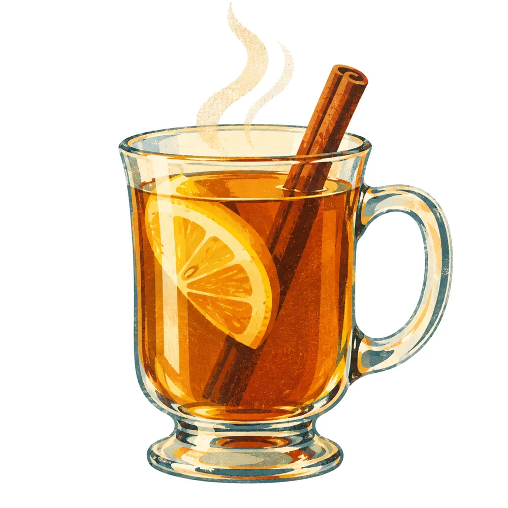 Hot Toddy: KI-generierte Illustration