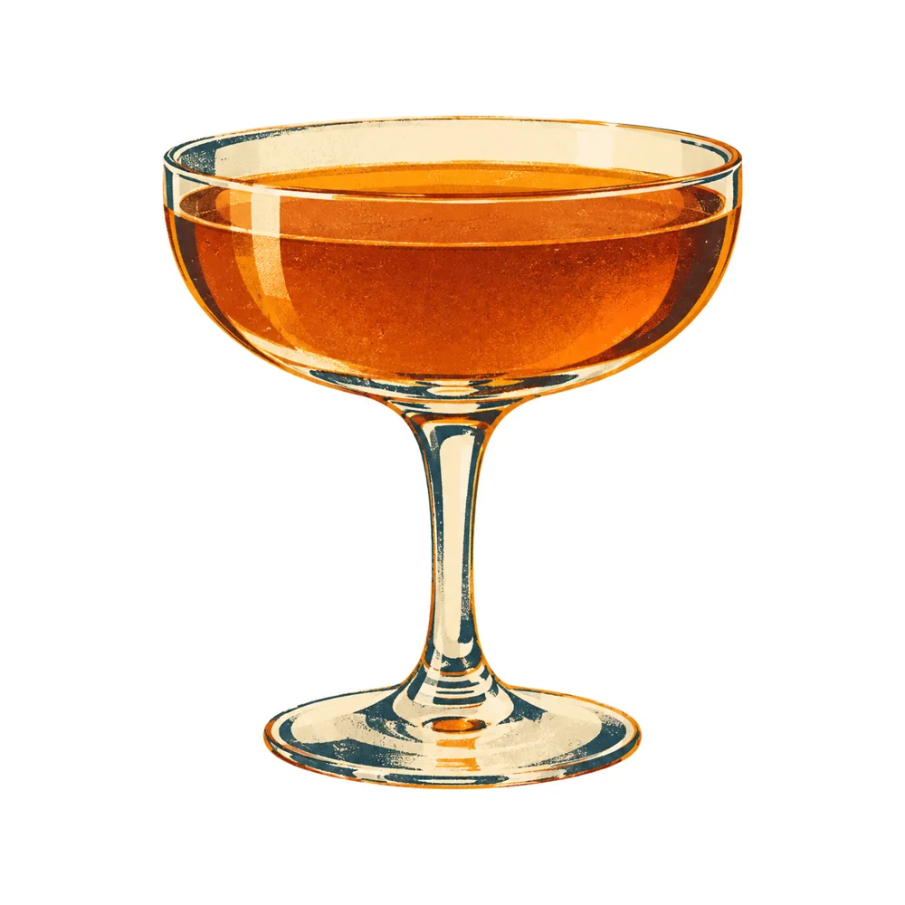 Irish Whiskey Fizz: KI-generierte Illustration