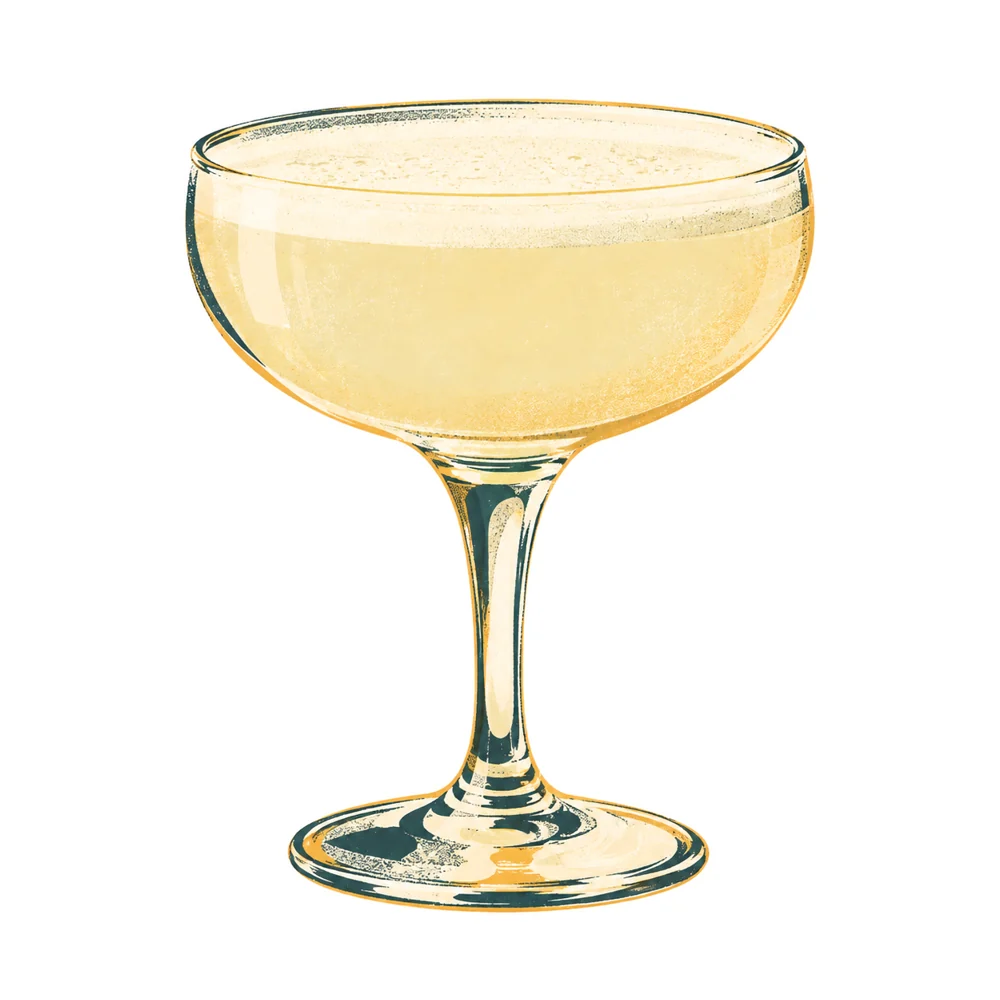 New Orleans Fizz: KI-generierte Illustration