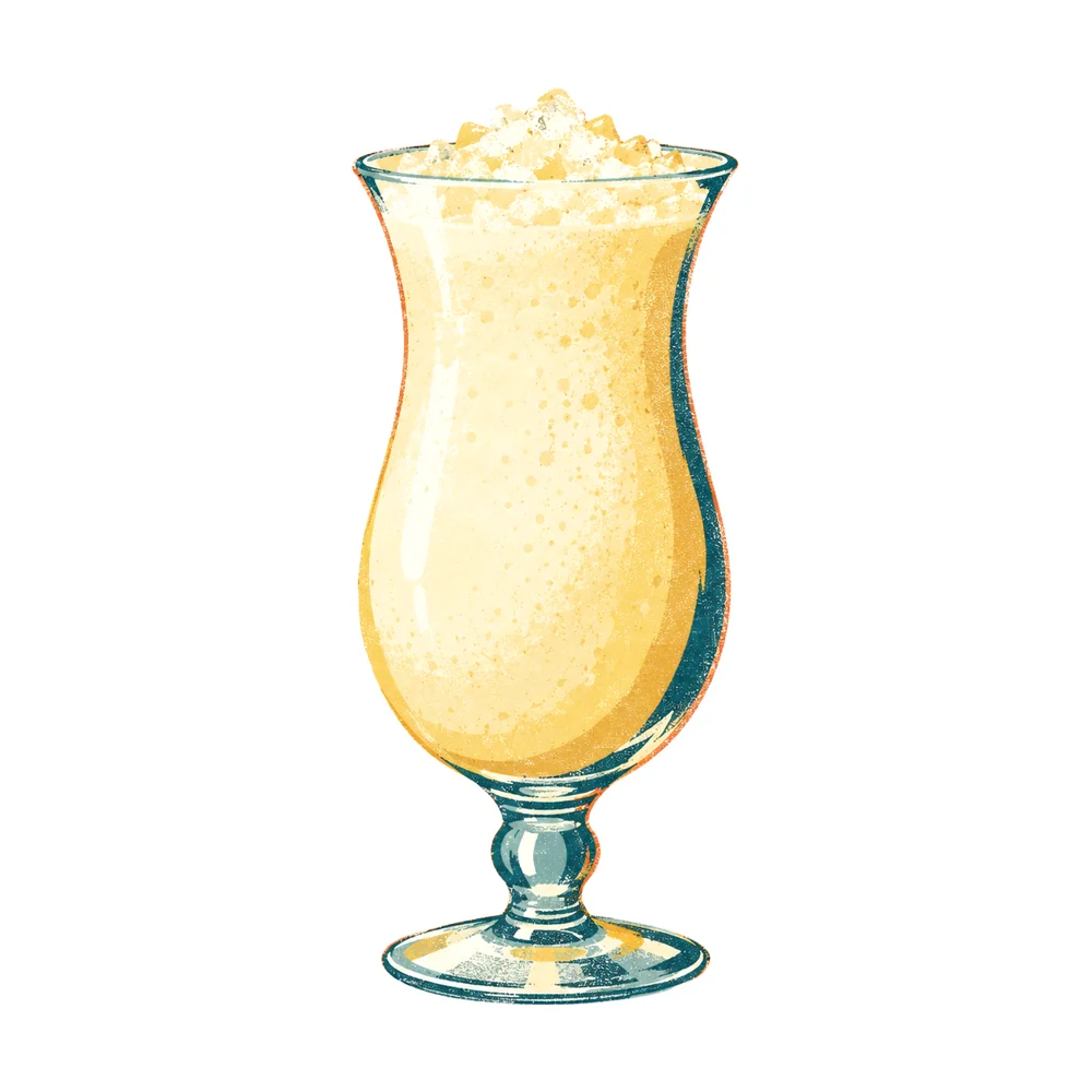 Piña Colada: KI-generierte Illustration