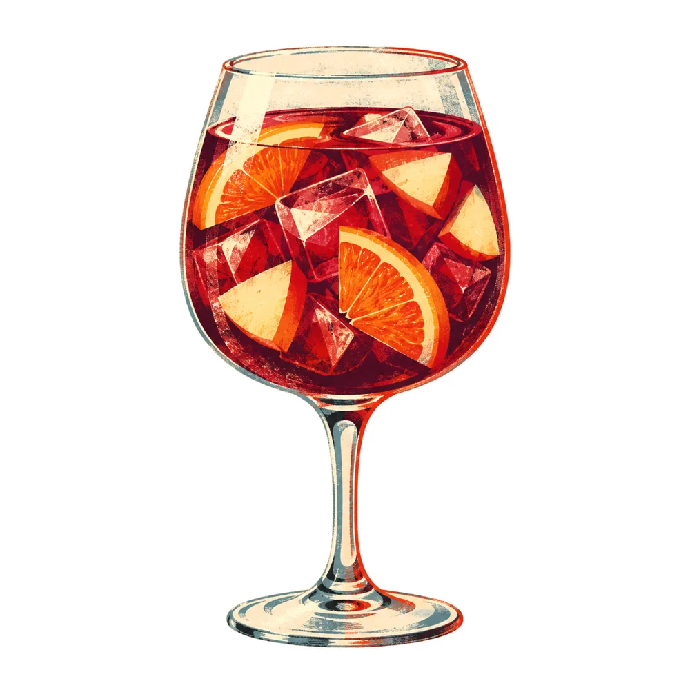 Sangria: KI-generierte Illustration