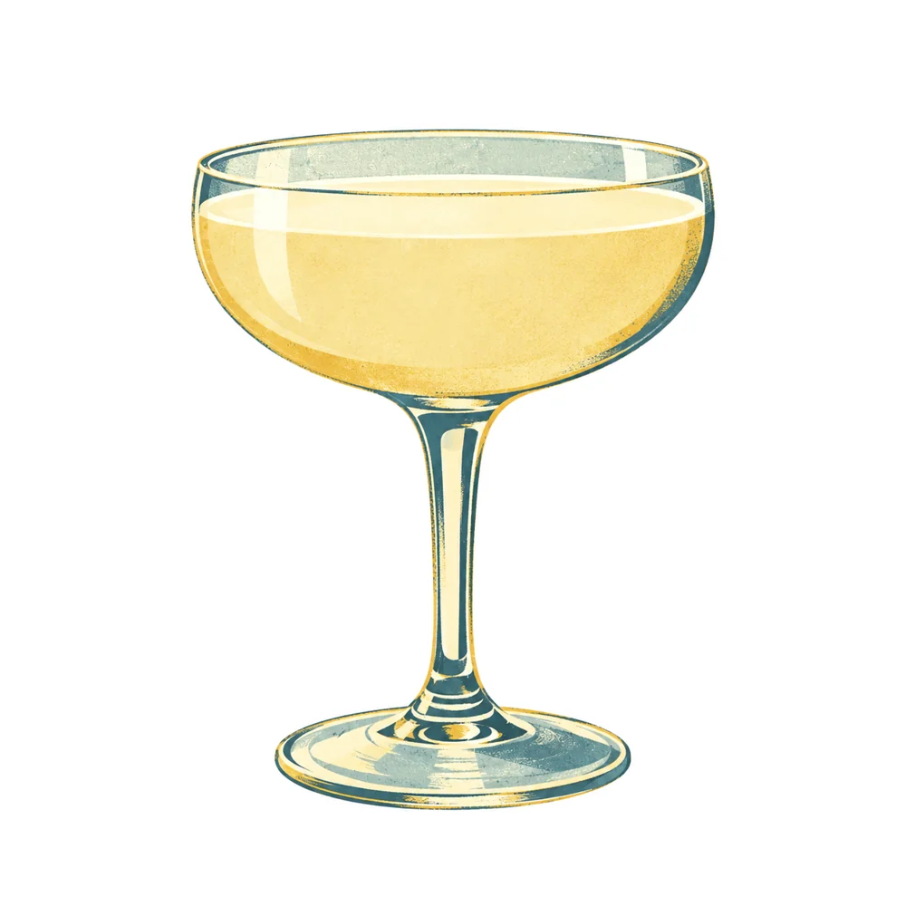 Singapore Sling: KI-generierte Illustration