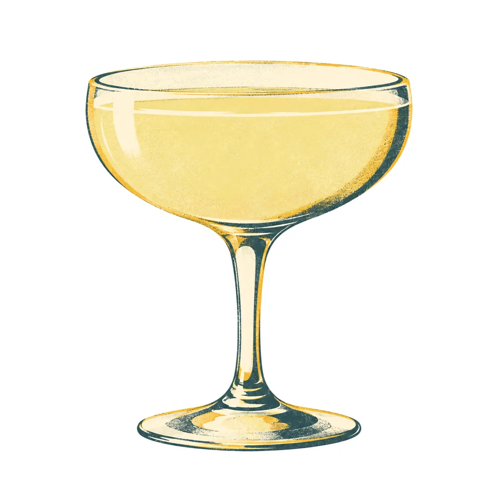 Special Gin Fizz: KI-generierte Illustration