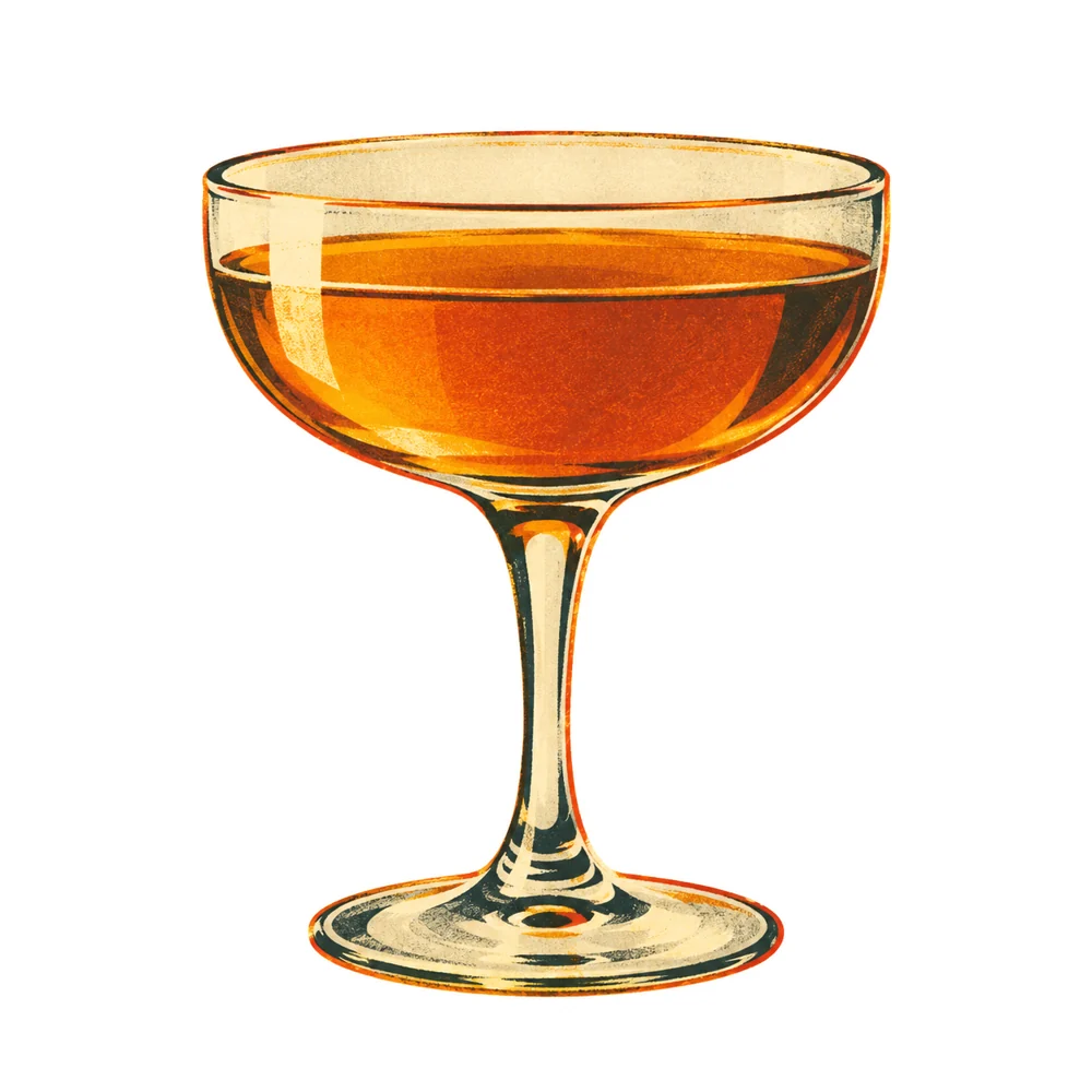 Whiskey Cobbler: KI-generierte Illustration