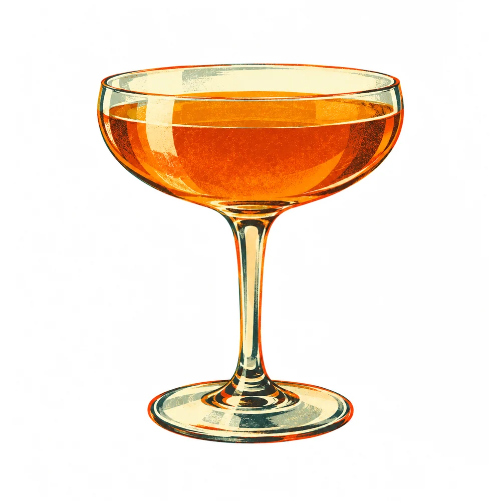 Whiskey Fizz: KI-generierte Illustration